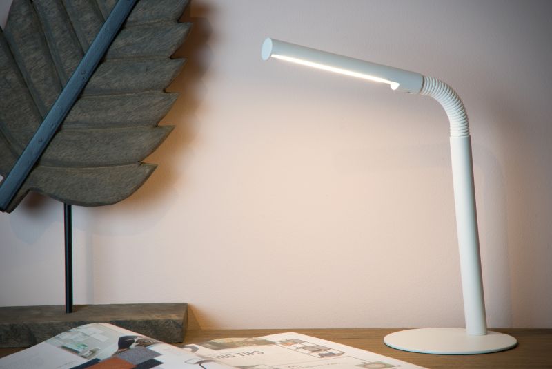 Lucide GILLY - Stolná lampa - LED - 1x3W 2700K - Biela